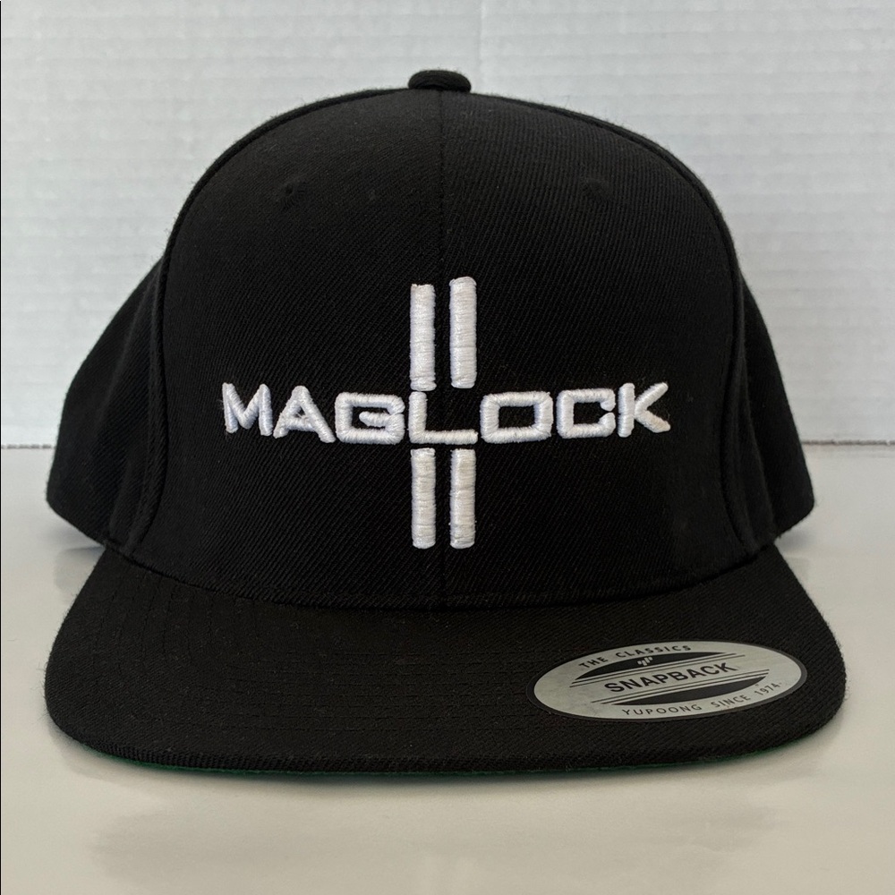 Maglock Black Snapback Hat